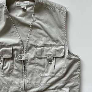Banana Republic Men’s M Beige Utility Safari Vest